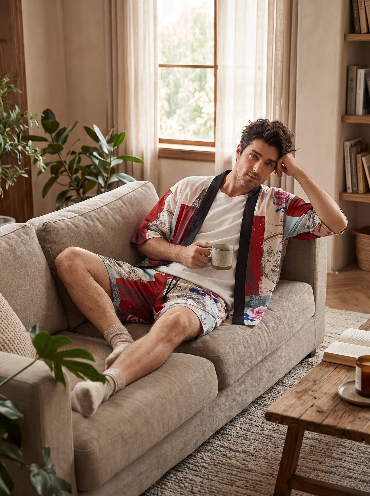 Mens Silk Shorts attire