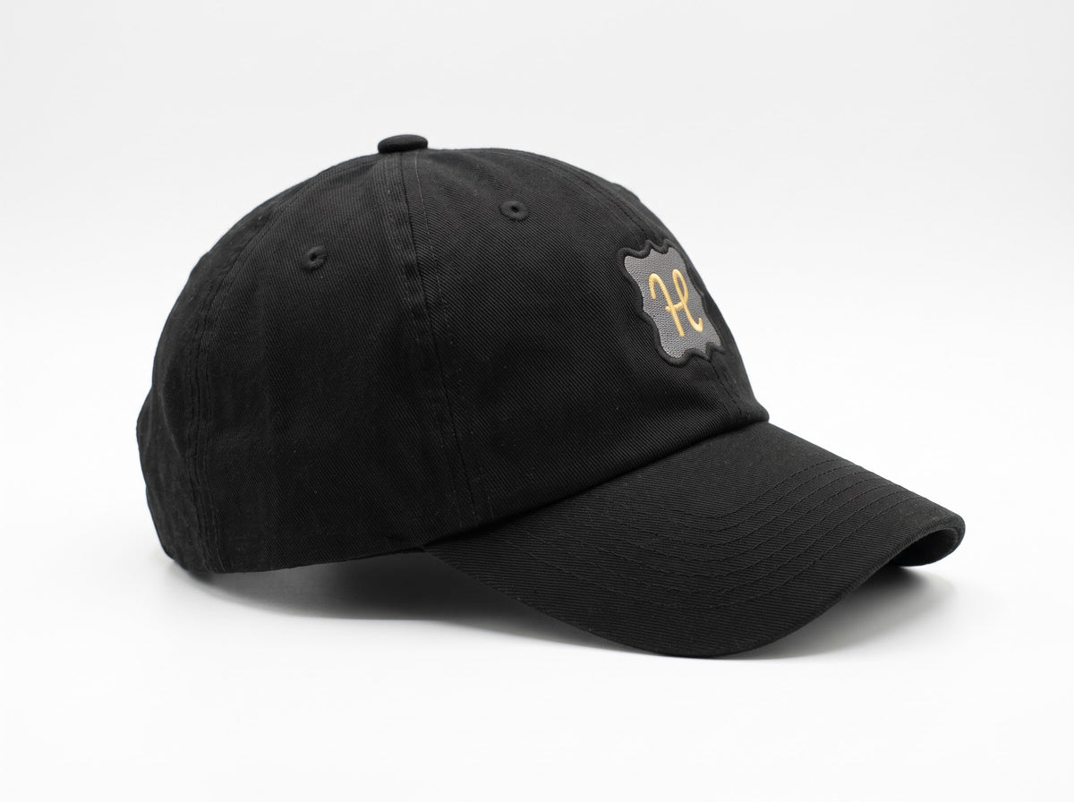 Black premium dad hat