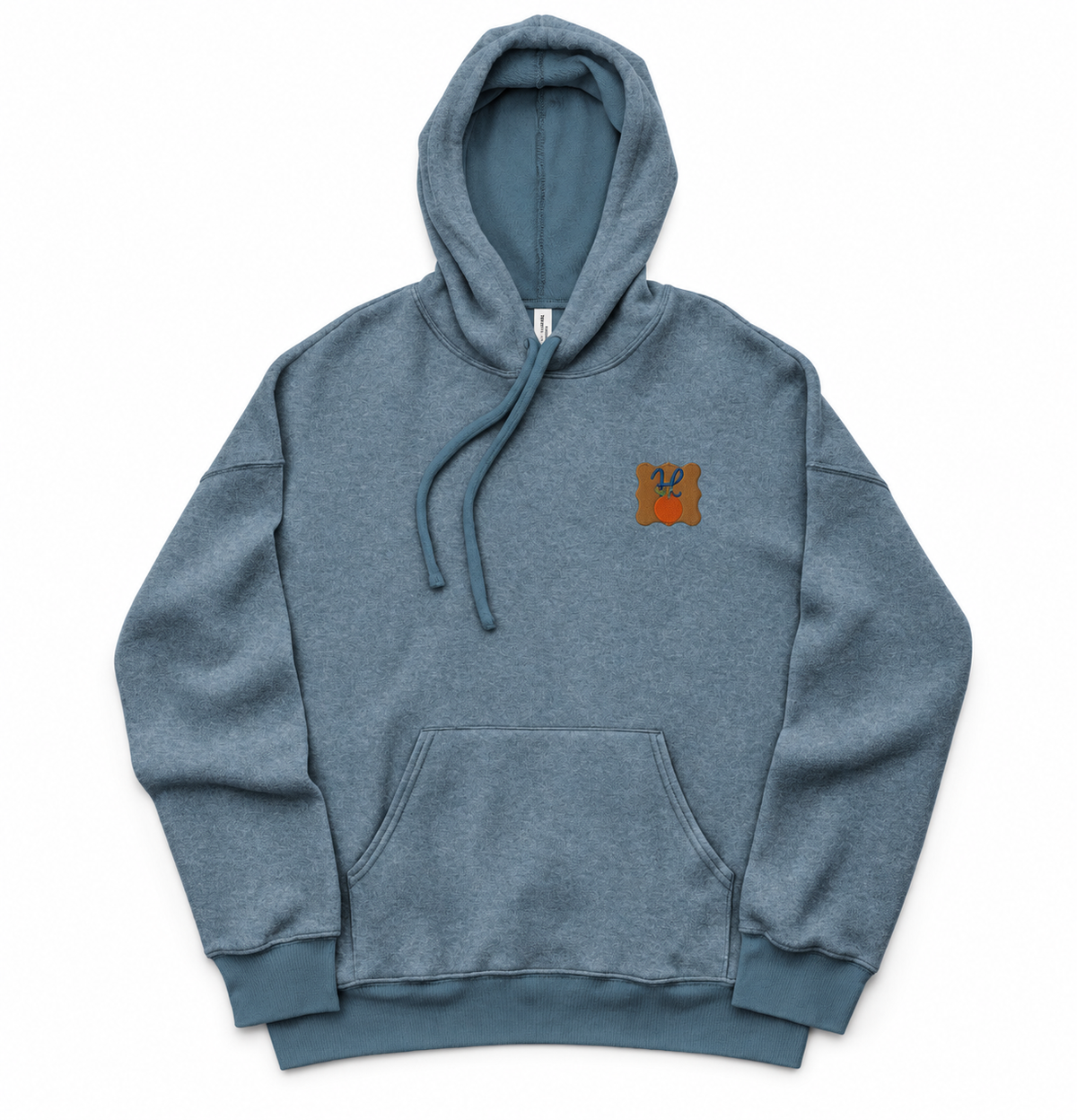 Unisex sueded fleece hoodie