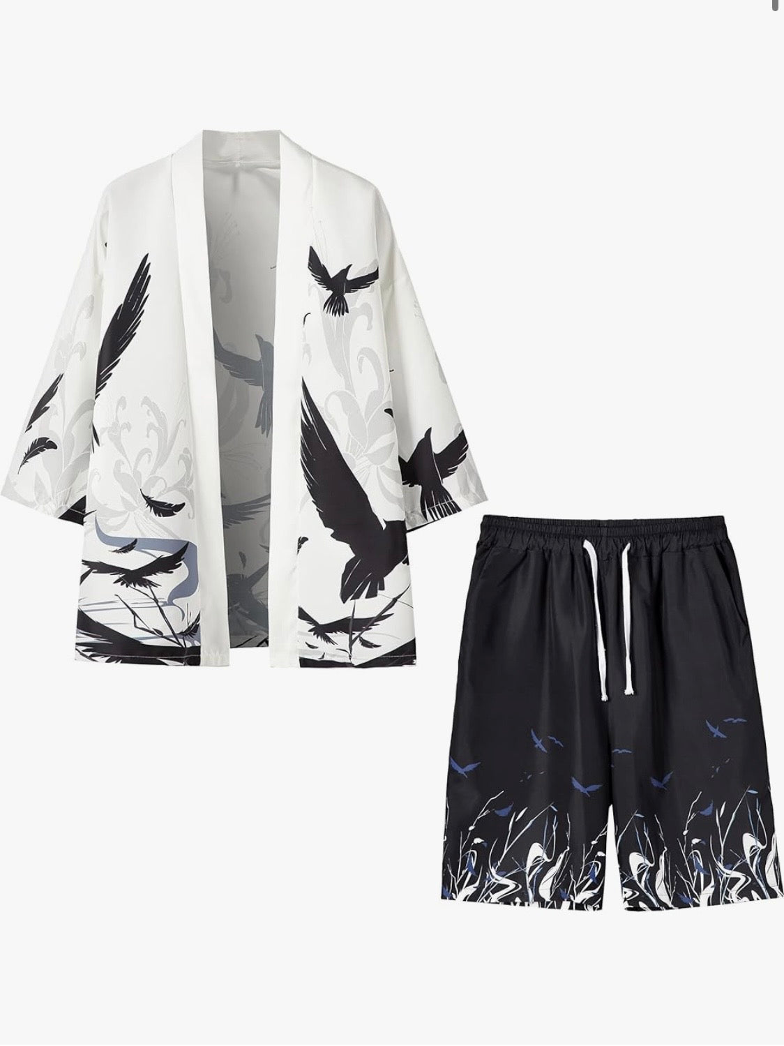 Mens 2 Piece Fashion Suit Shorts