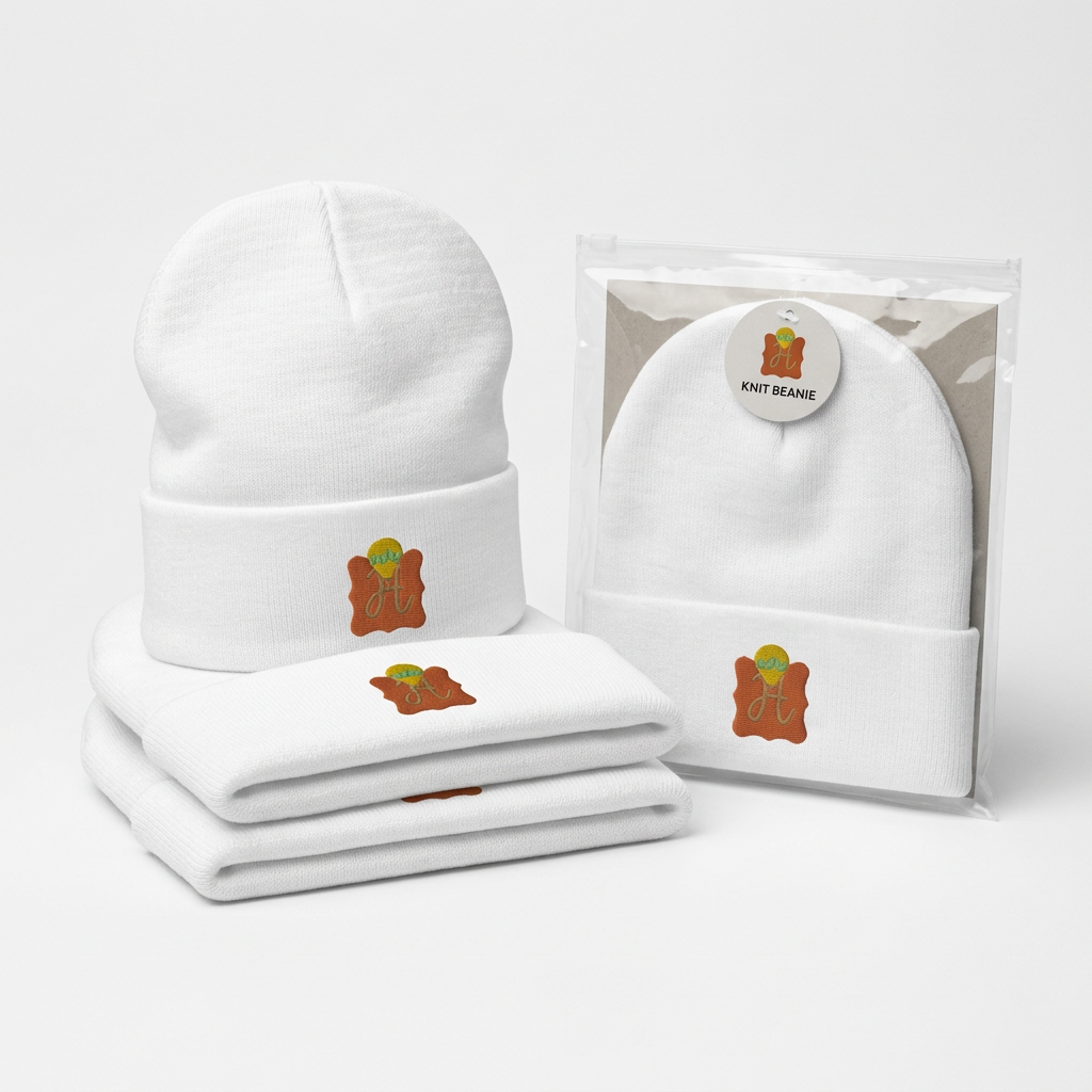 Designer Embroidered Beanie