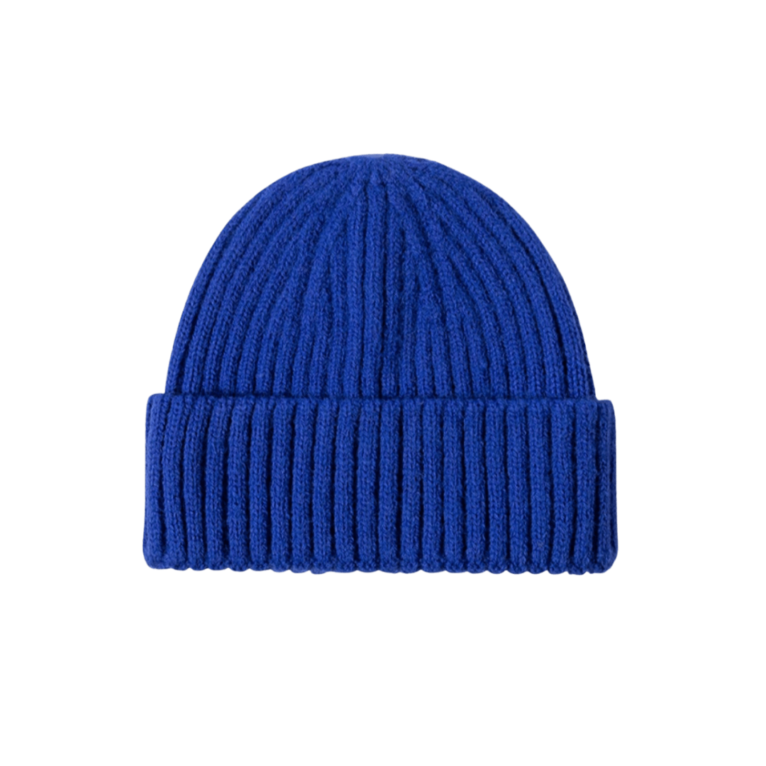 Rib-Knit Cuff Beanie