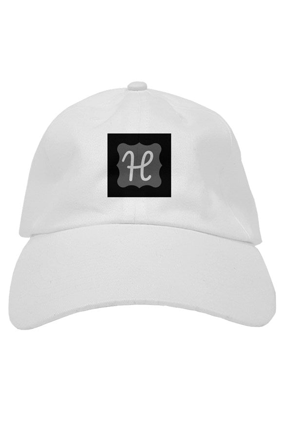 White premium dad hat
