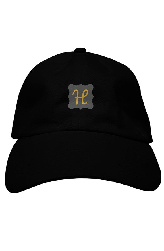 Black premium dad hat