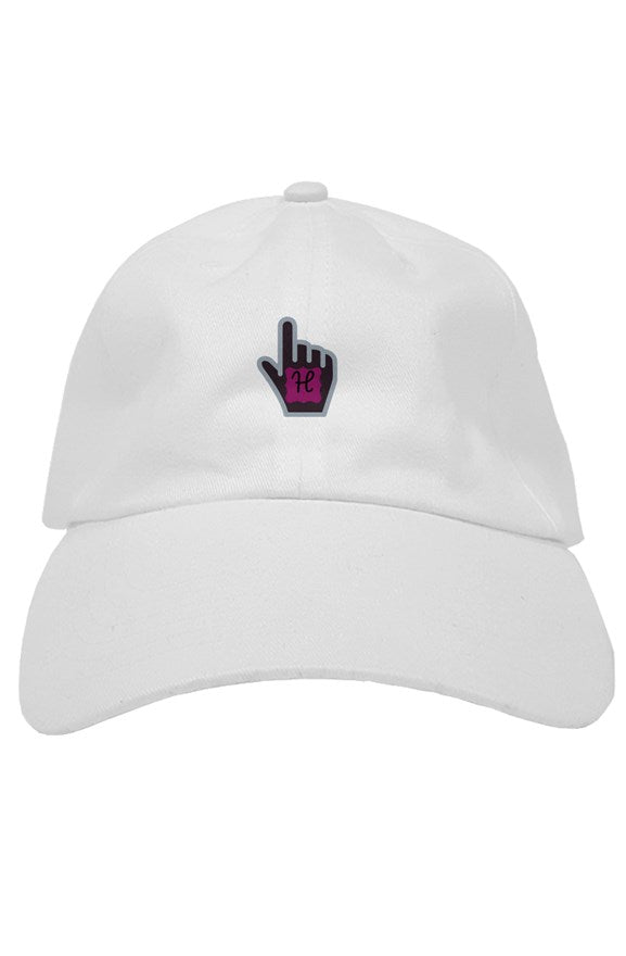 White premium dad hat