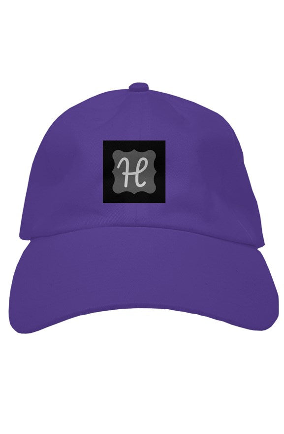 Purple soft baseball caps