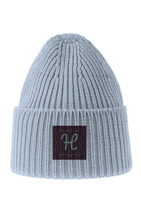 Sustainable Chunky Rib Knit Beanie