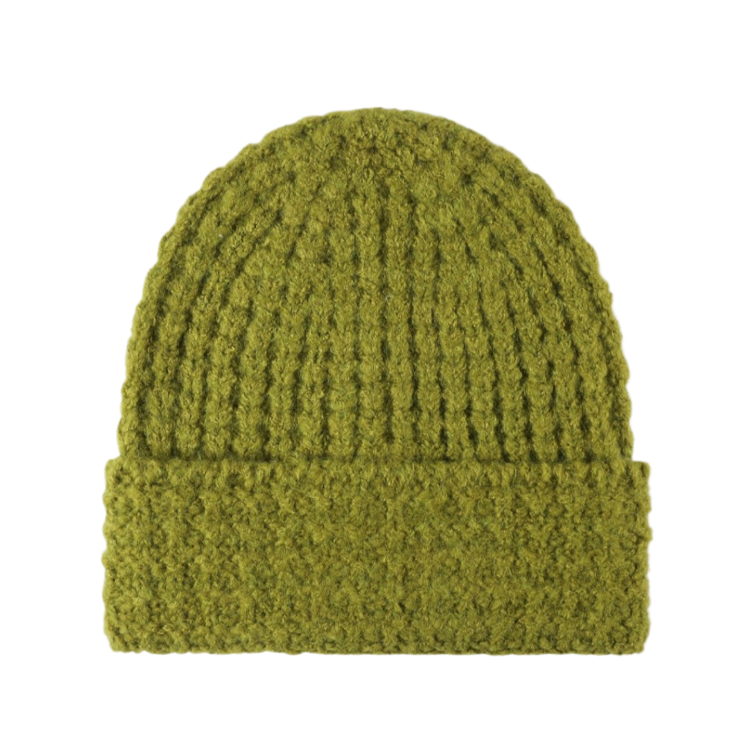 Waffle-Knit Cuff Beanie