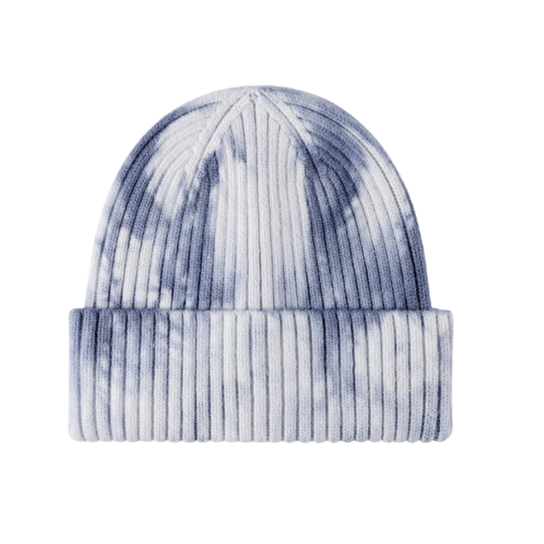 Tie-Dye Ribbed Cuffed Beanie