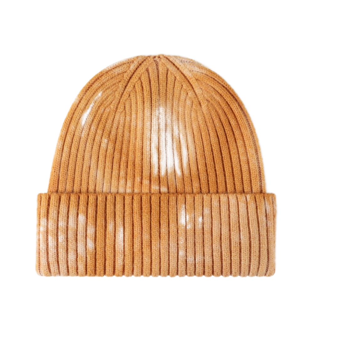 Tie-Dye Ribbed Cuffed Beanie