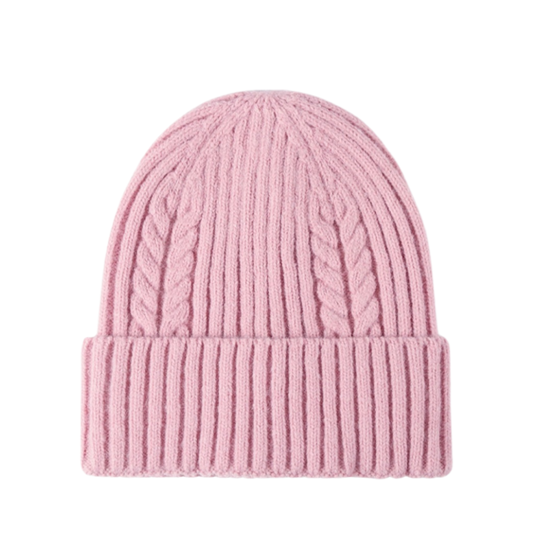 Cable-Knit Cuff Beanie