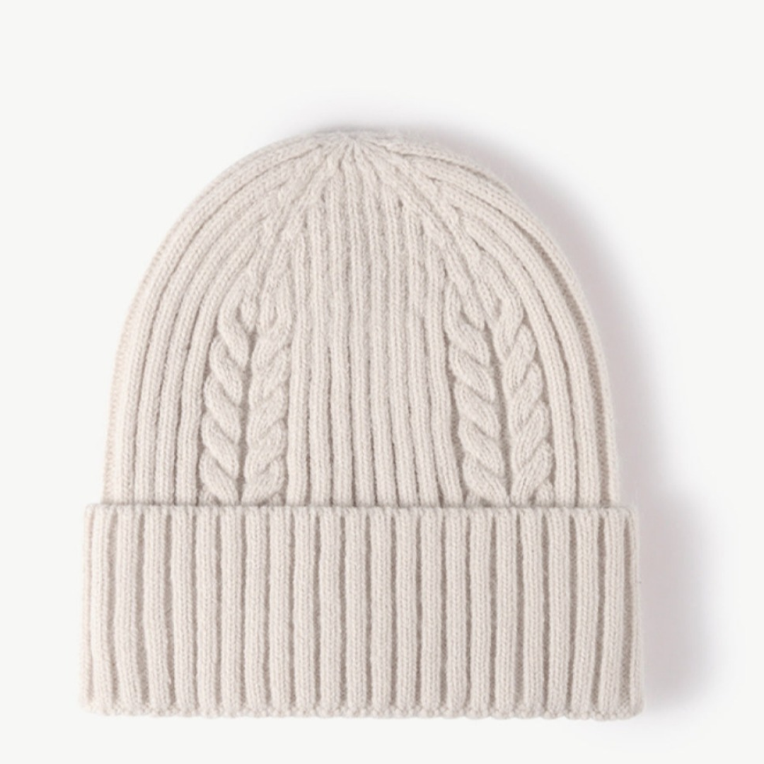 Cable-Knit Cuff Beanie