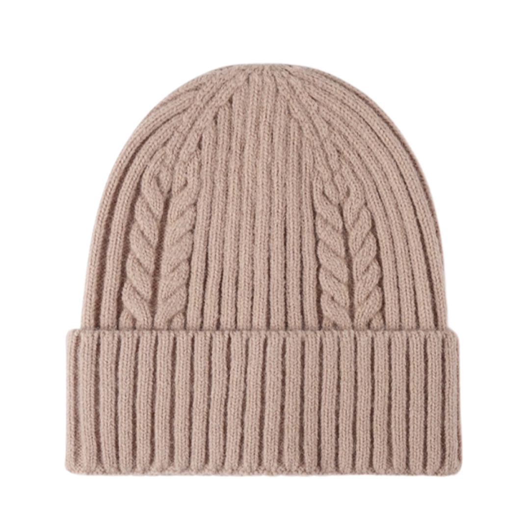 Cable-Knit Cuff Beanie