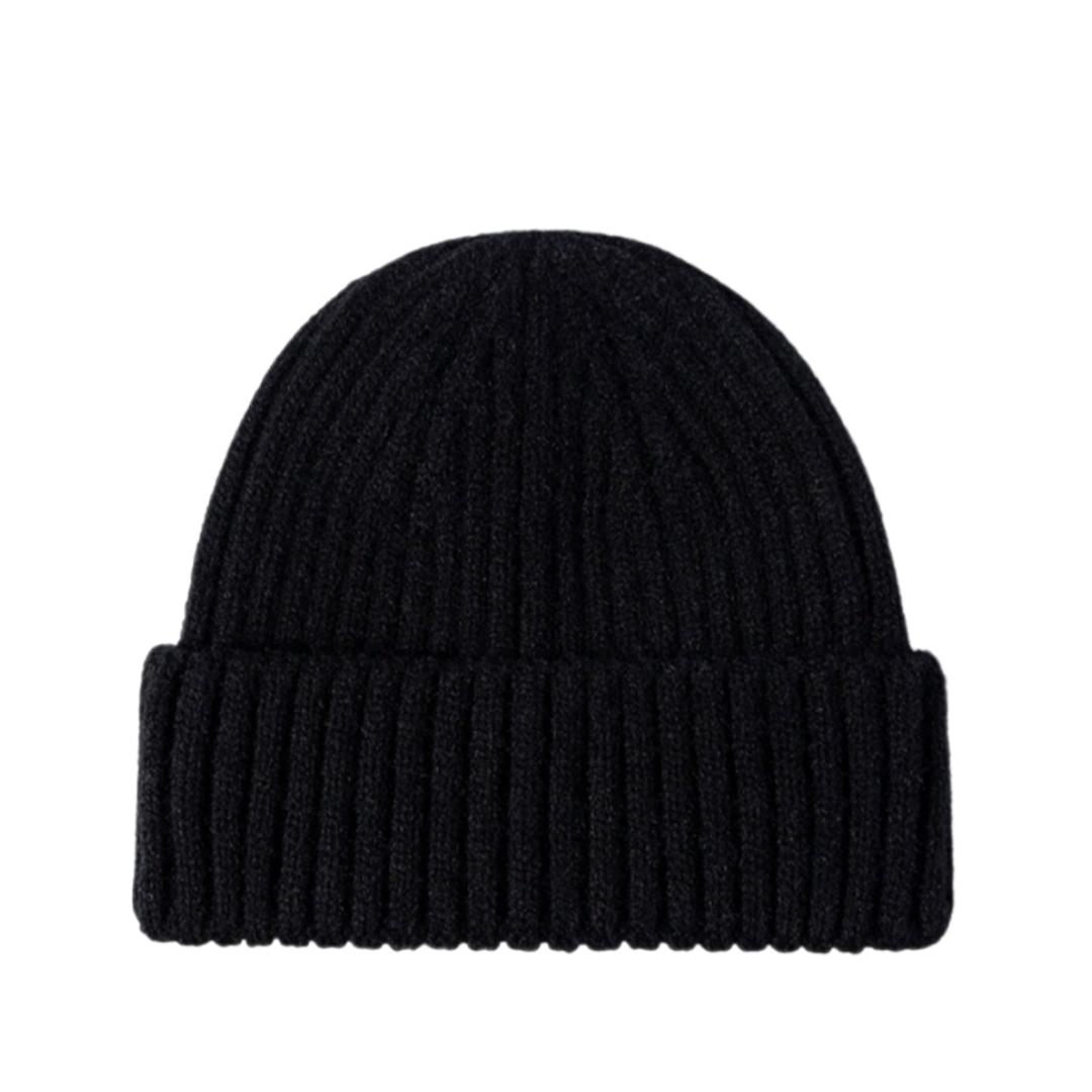 Rib-Knit Cuff Beanie