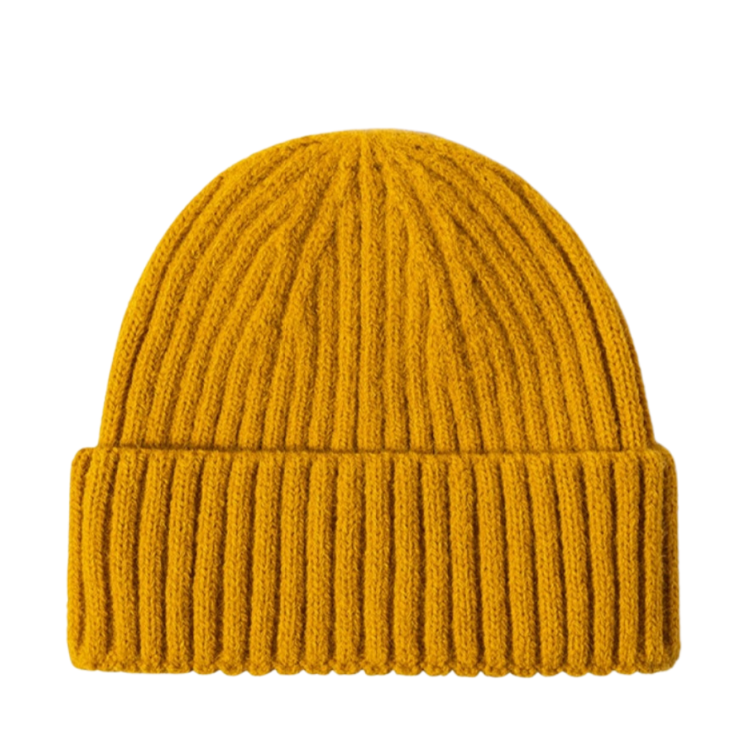 Rib-Knit Cuff Beanie