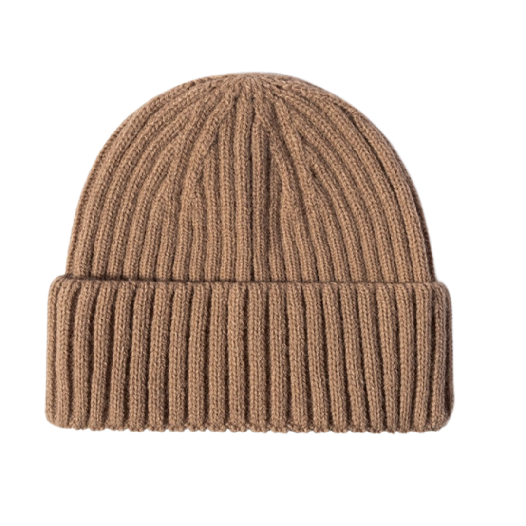 Rib-Knit Cuff Beanie