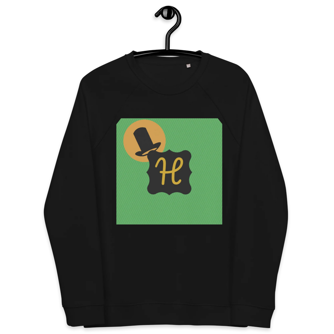 ShopHOPPED Unisex organic raglan sweatshirt