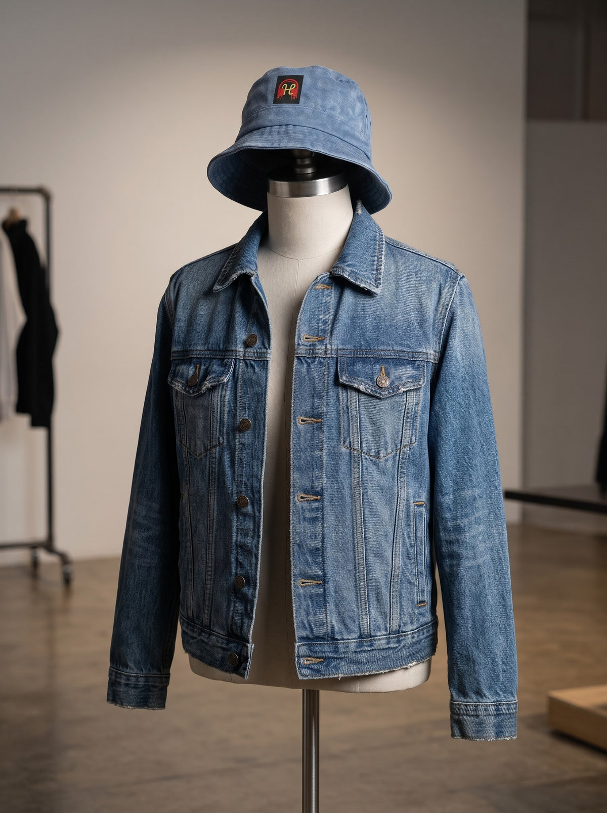 Designer Bucket Headphones Hat