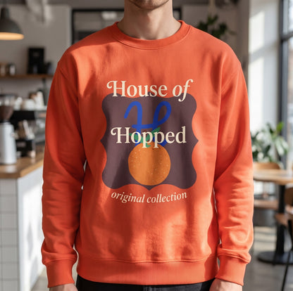 Unisex organic raglan sweatshirt