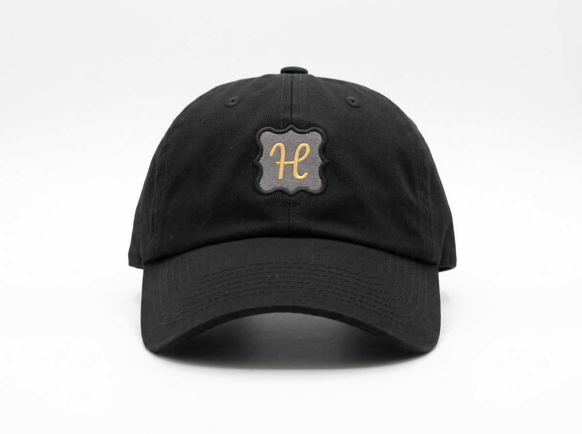 Black premium dad hat