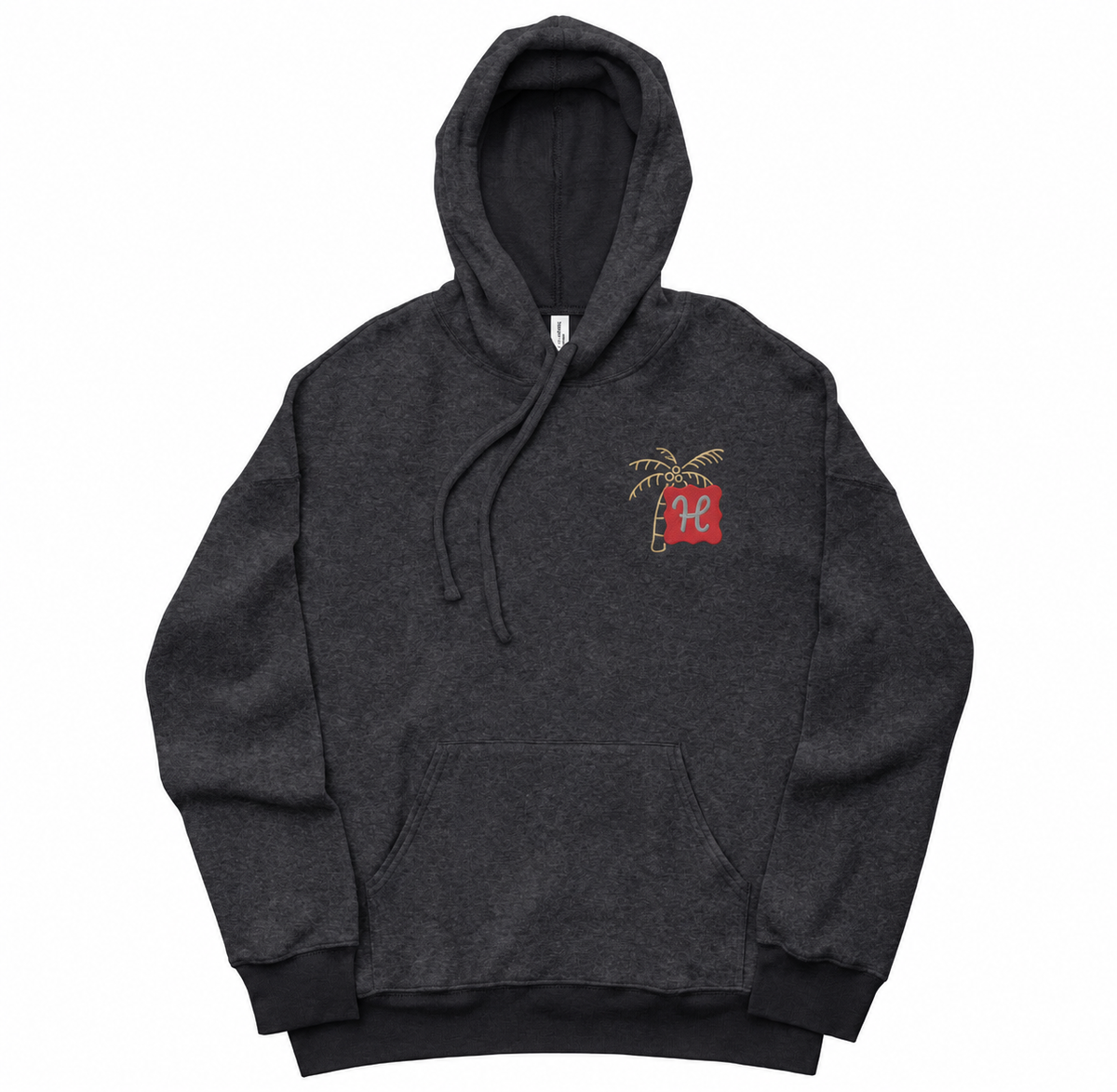 Unisex sueded fleece hoodie