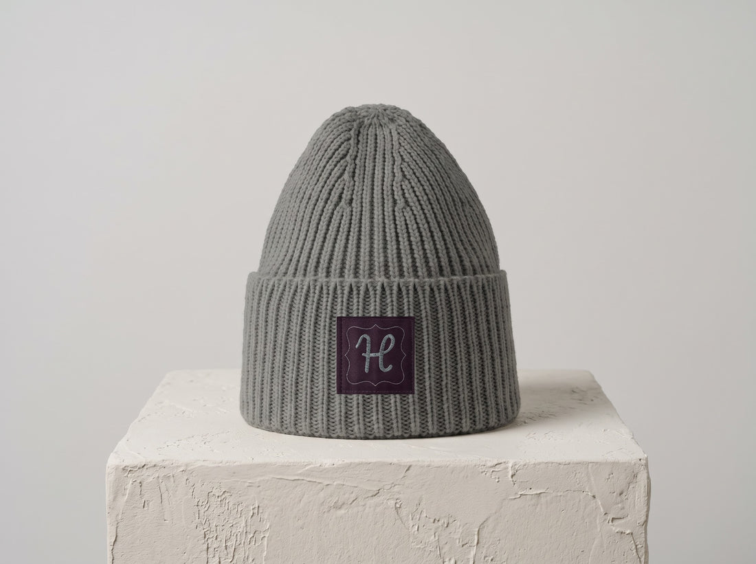 Sustainable Chunky Rib Knit Beanie