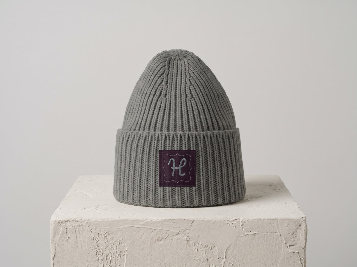 Sustainable Chunky Rib Knit Beanie