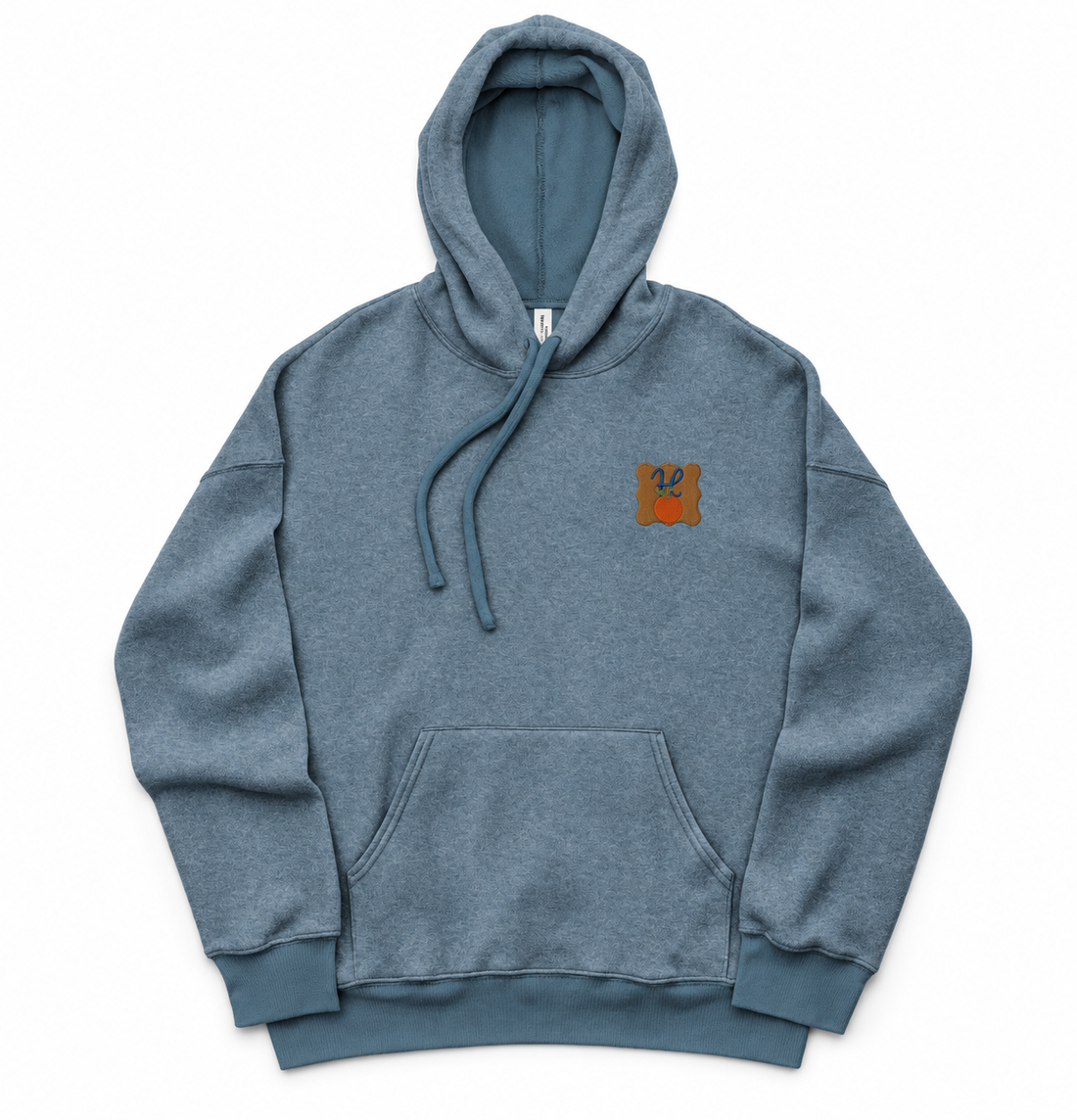 Unisex sueded fleece hoodie