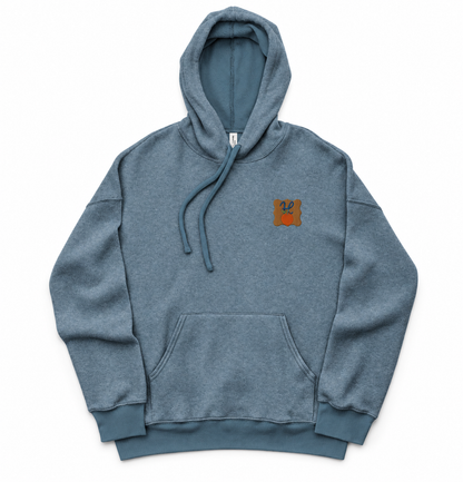 Unisex sueded fleece hoodie