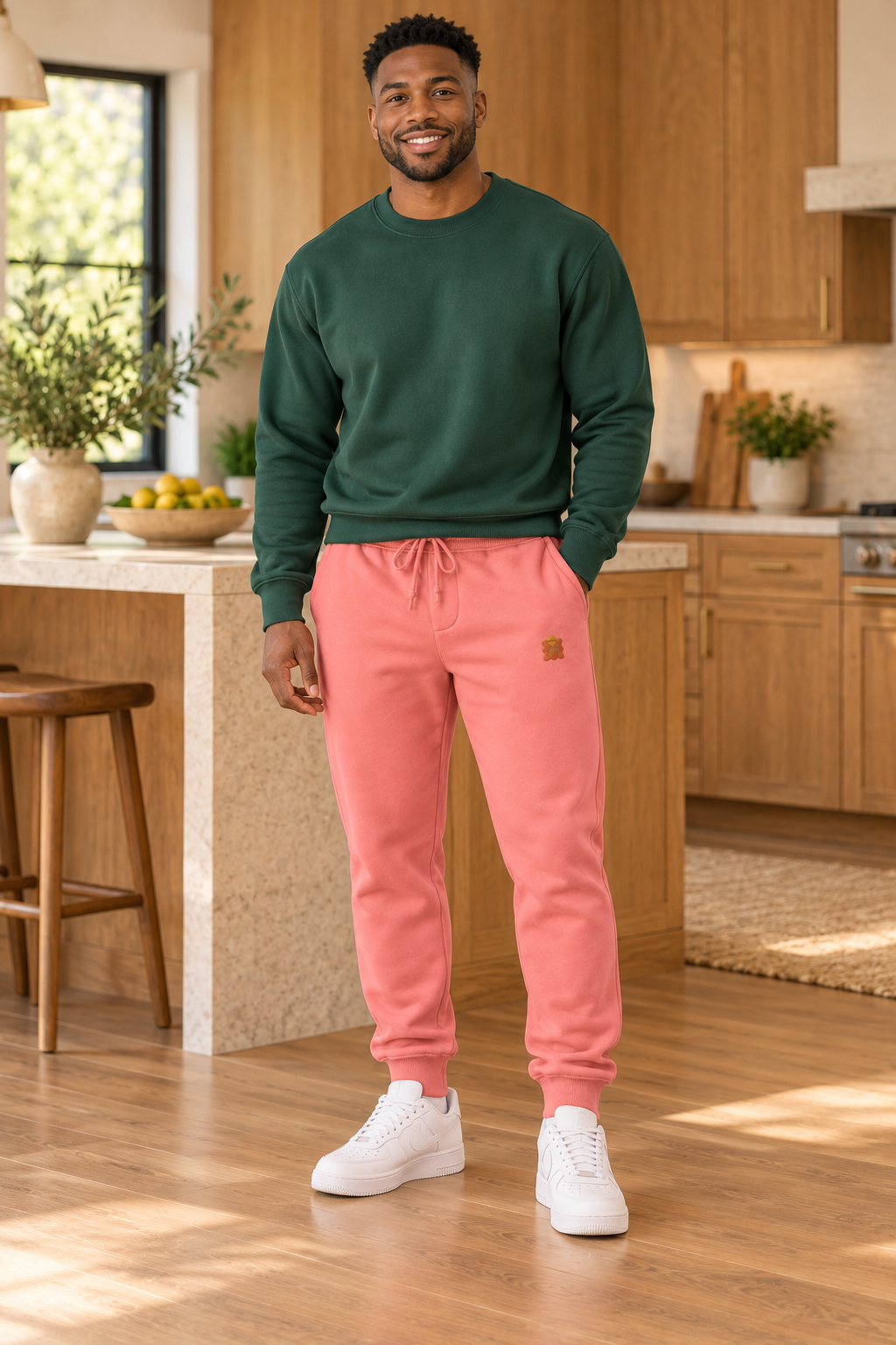 Designer Unisex pigment-dyed sweatpants