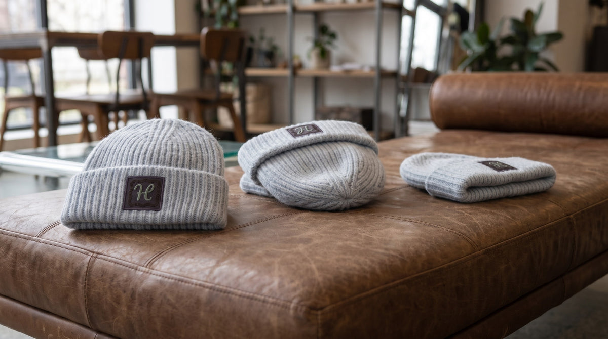 Sustainable Chunky Rib Knit Beanie