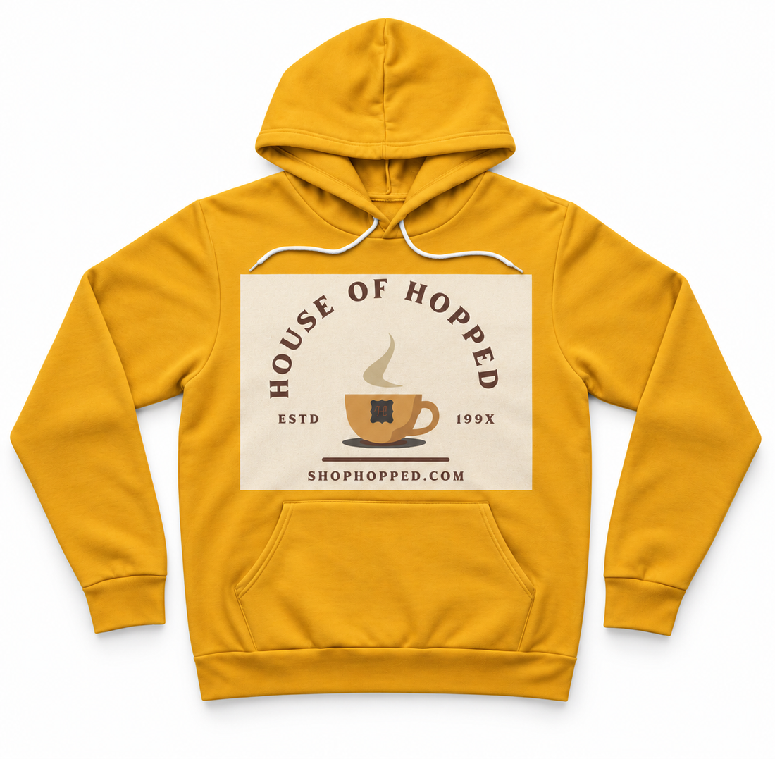 ShopHOPPED Unisex Sponge Fleece Pullover Hoodie