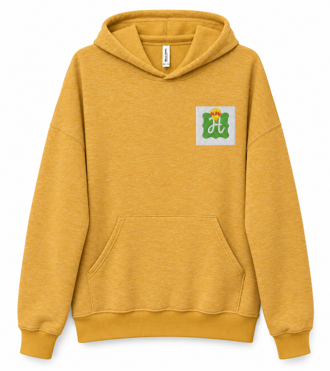 Unisex sueded fleece hoodie