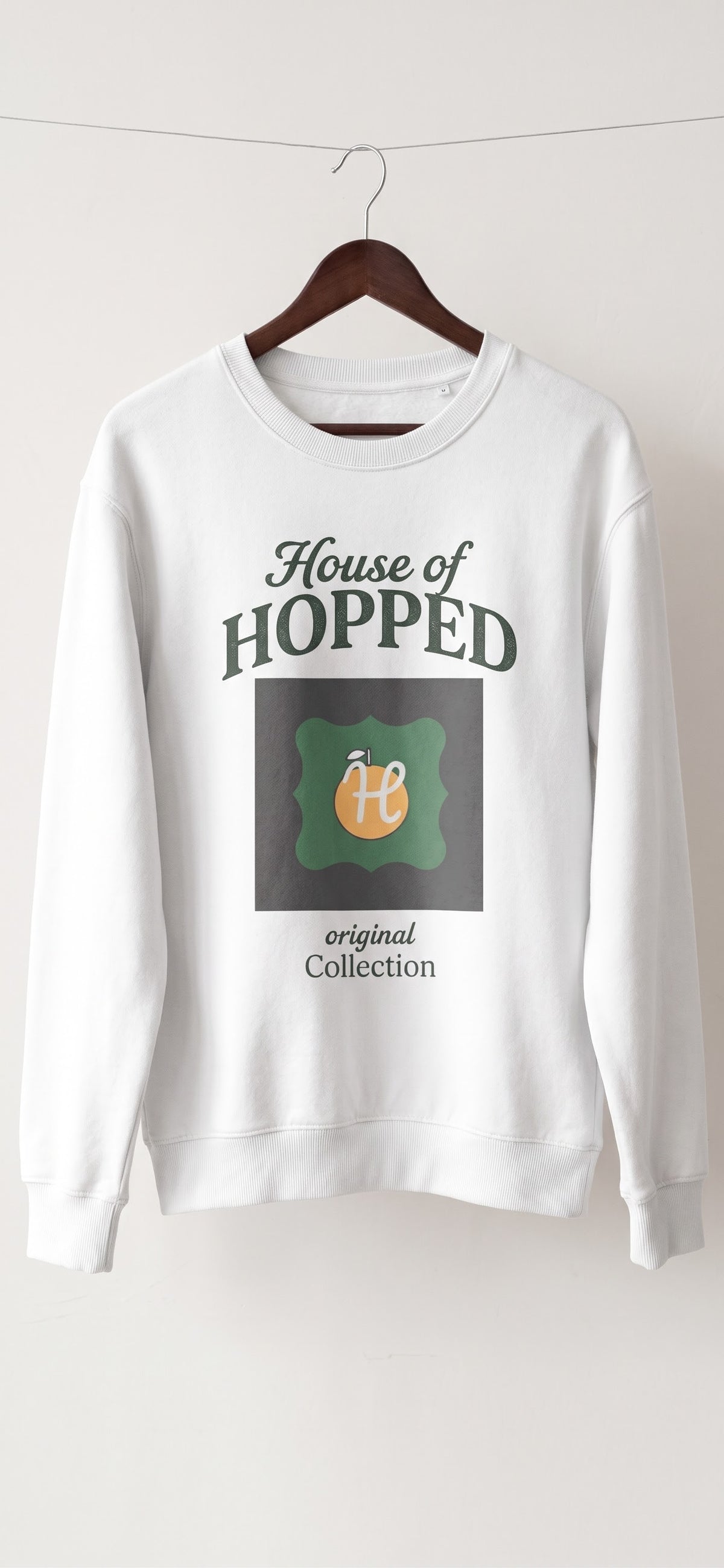ShopHOPPED Unisex organic raglan sweatshirt