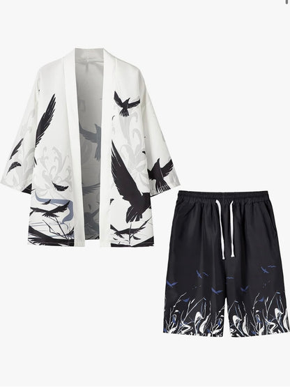 Mens 2 Piece Fashion Suit Shorts