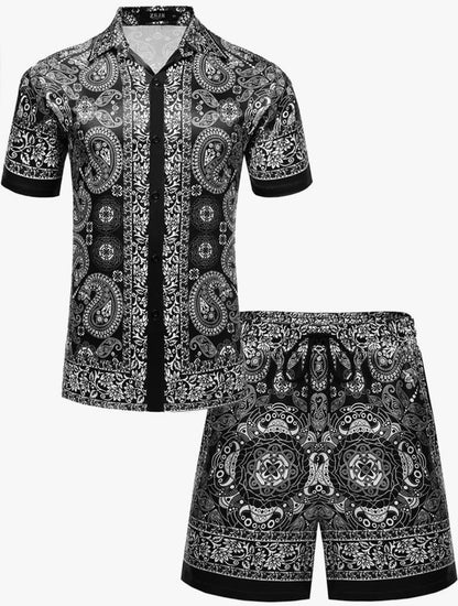 Mens Silk Fashion Outfit Suit