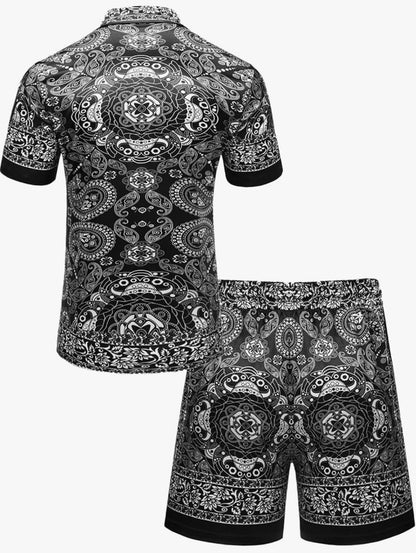 Mens Silk Fashion Outfit Suit