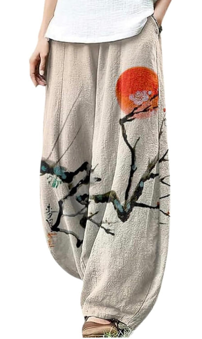 Womens Cargo Baggy Trousers