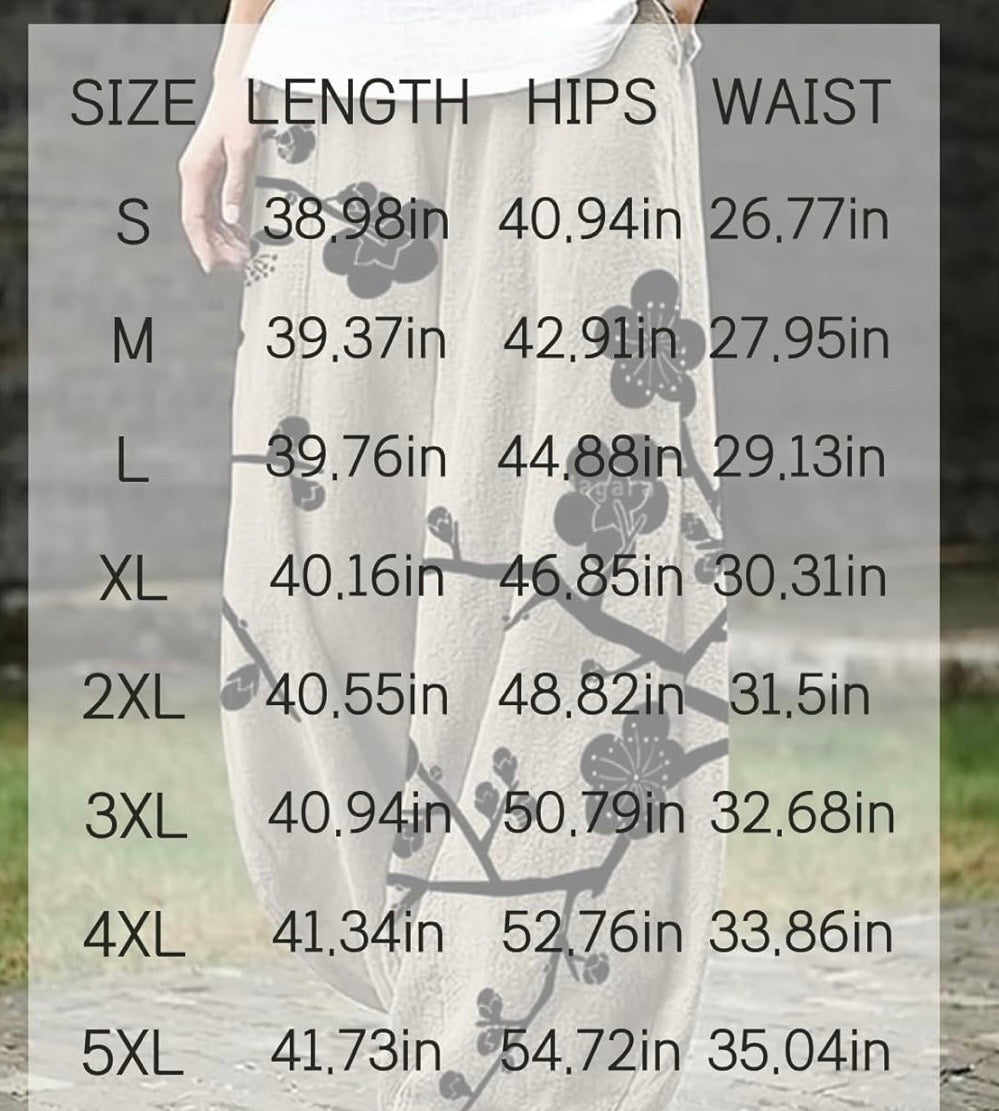 Womens Cargo Baggy Trousers