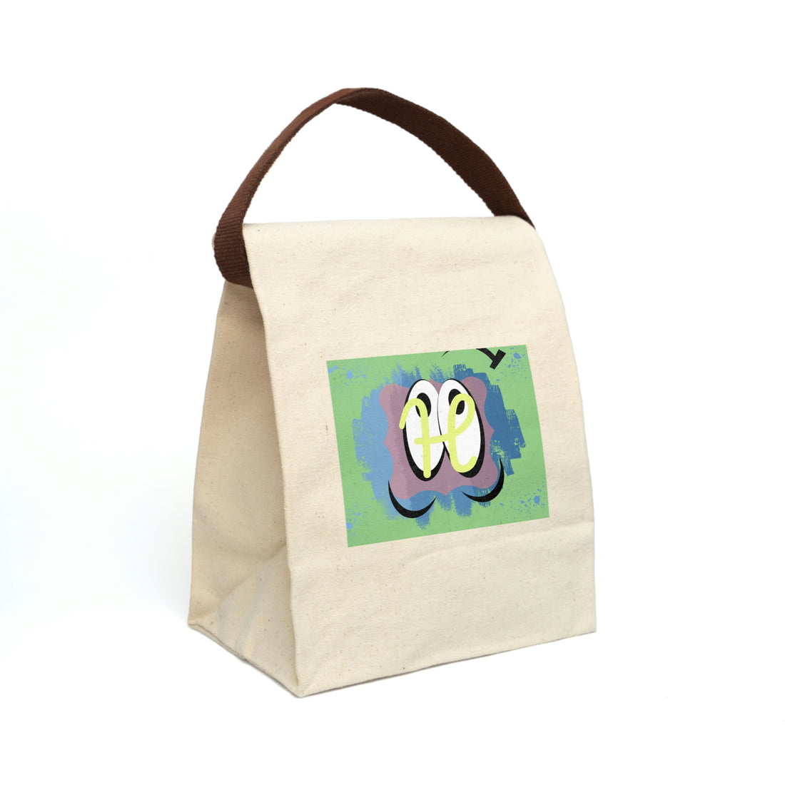 Canvas Lunch Bag With Strap