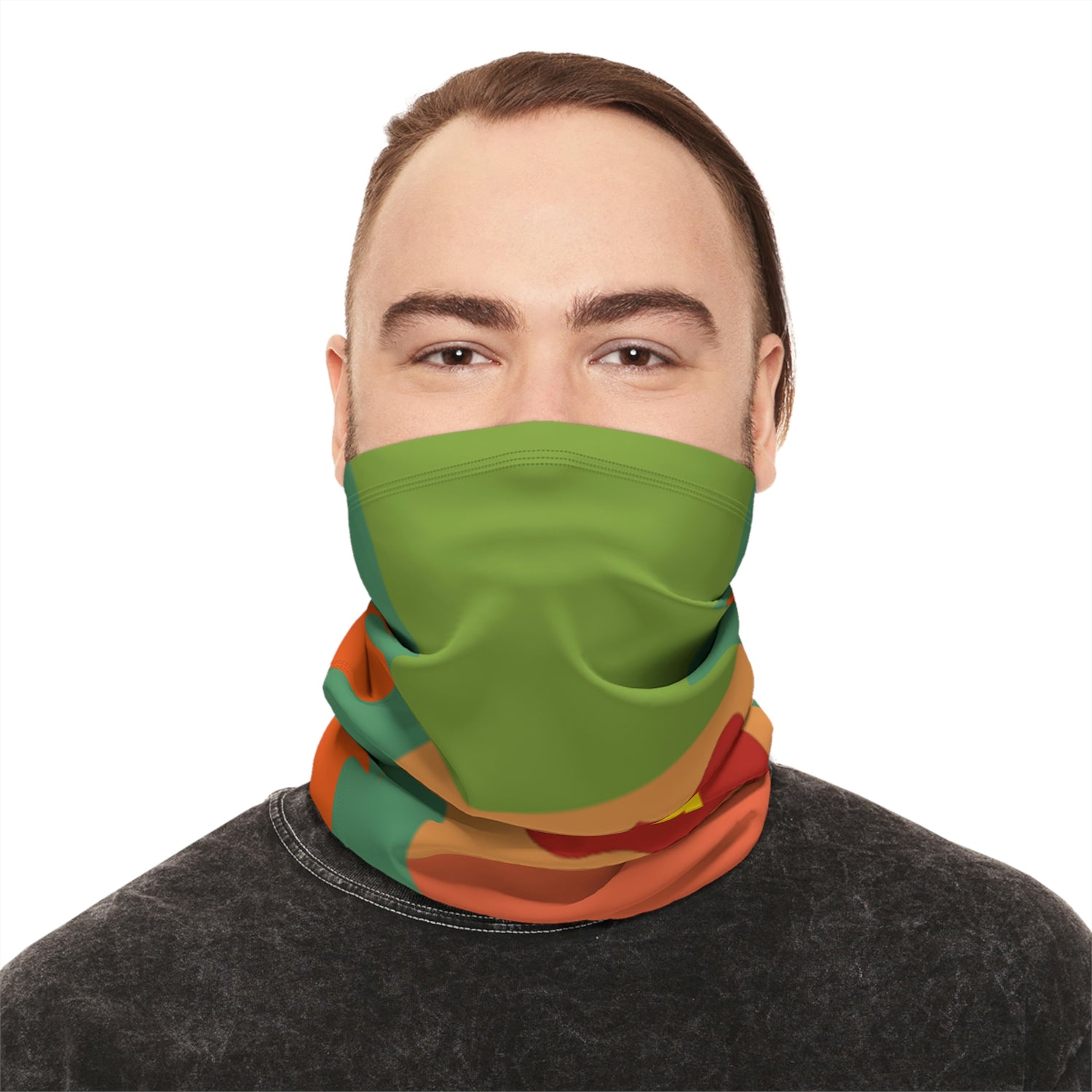 Winter Neck Gaiter With Drawstring