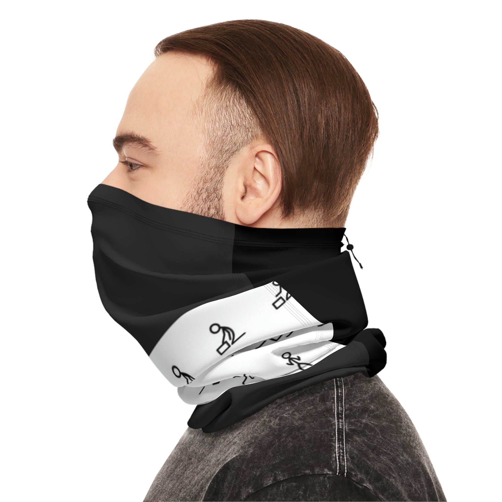 Winter Neck Gaiter With Drawstring