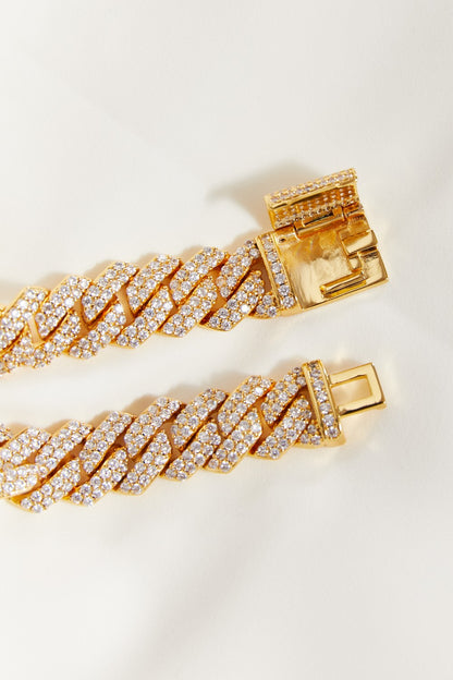 GNJ MANUFACTURING On My Mind Rhinestone Bracelet