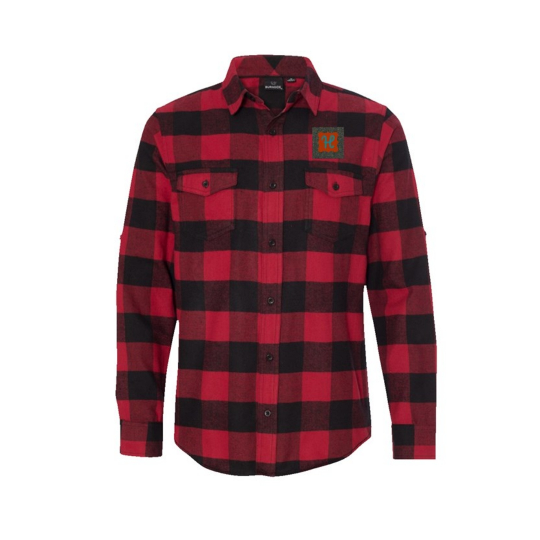 Long Sleeve Flannel Red And Black