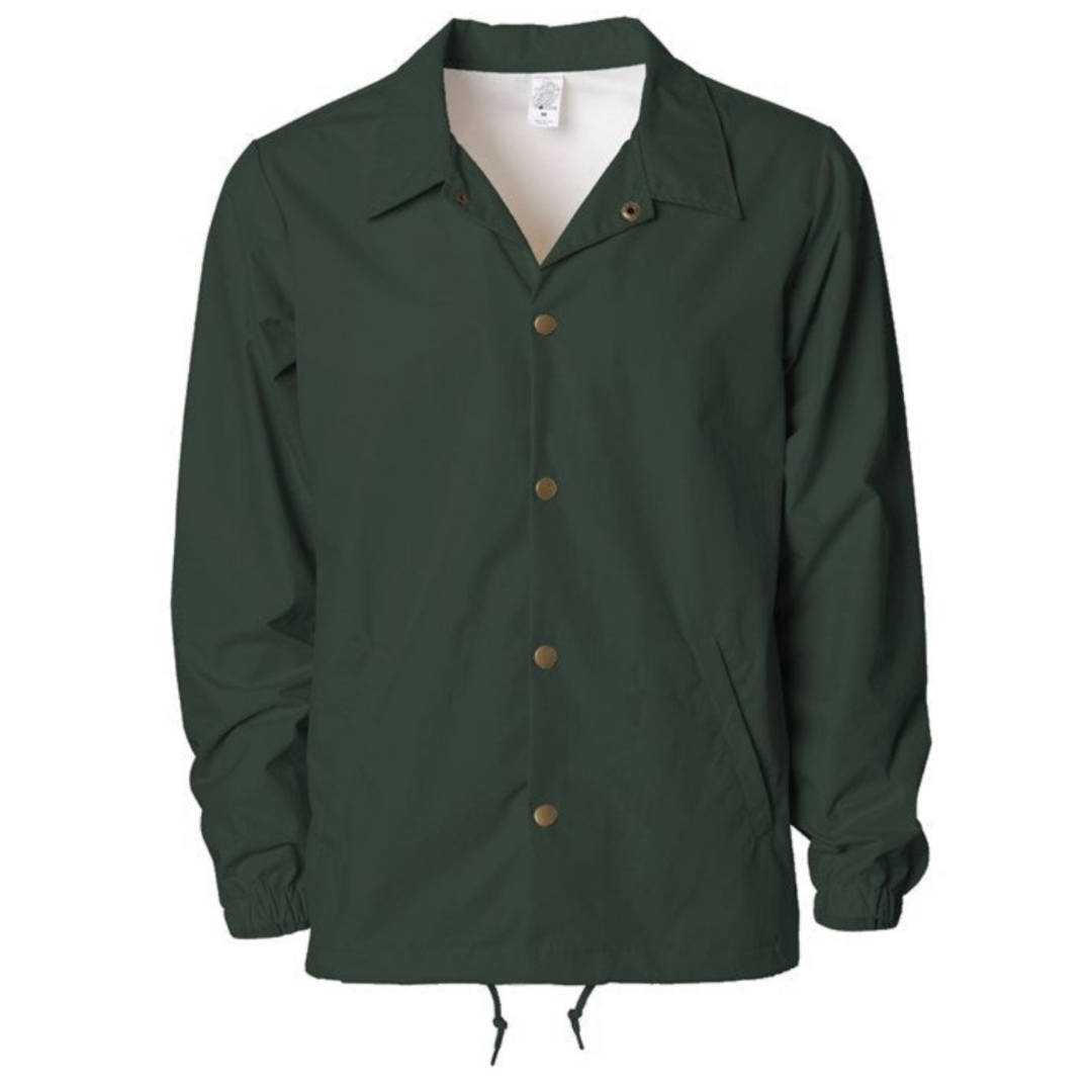 Water Resistant Windbreaker Coaches Jacket