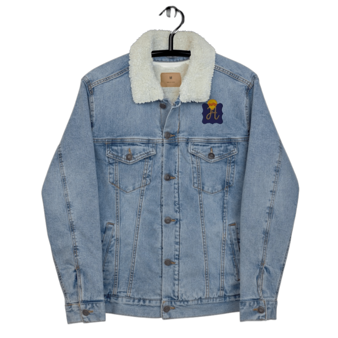 Unisex denim sherpa jacket