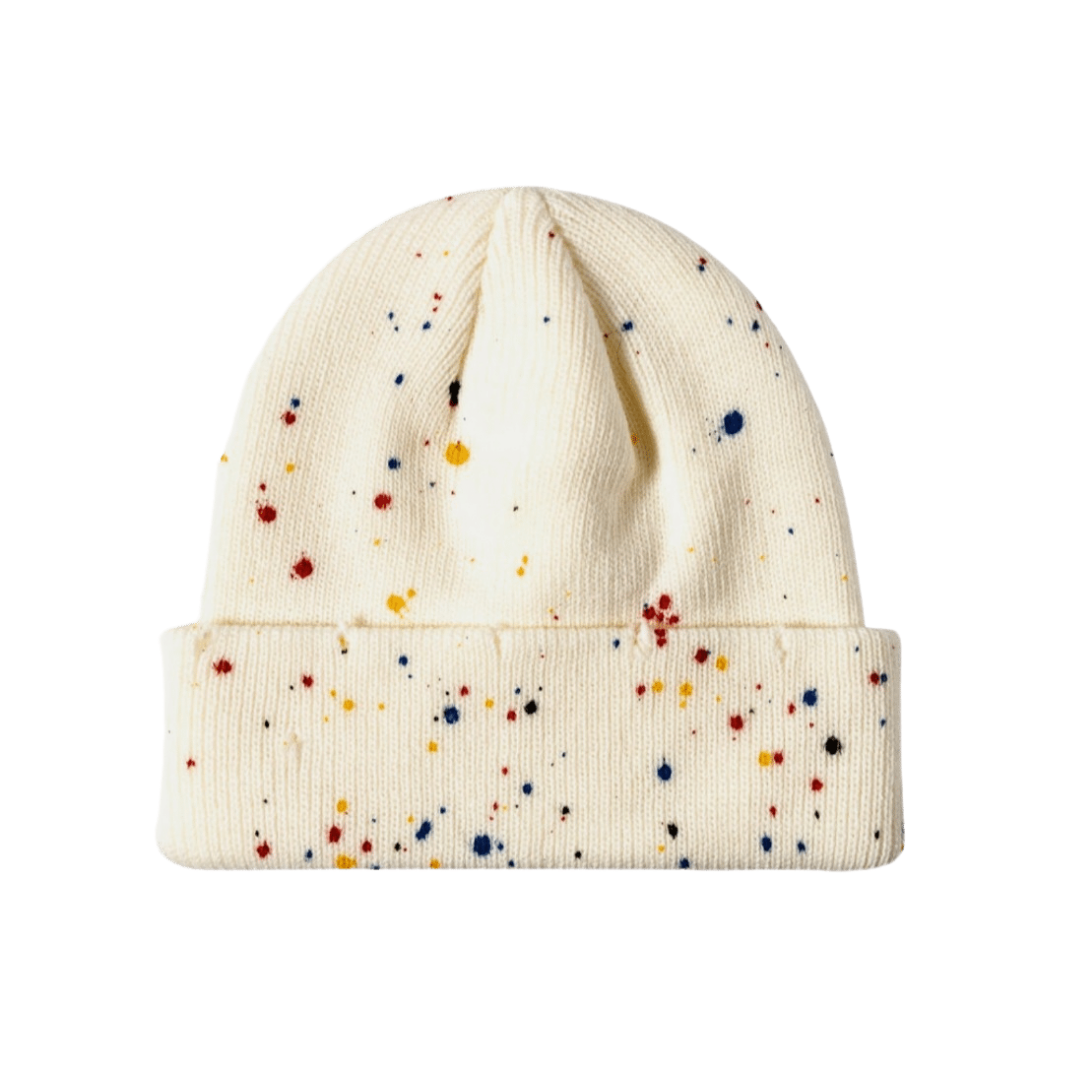 Confetti Rib-Knit Cuff Beanie