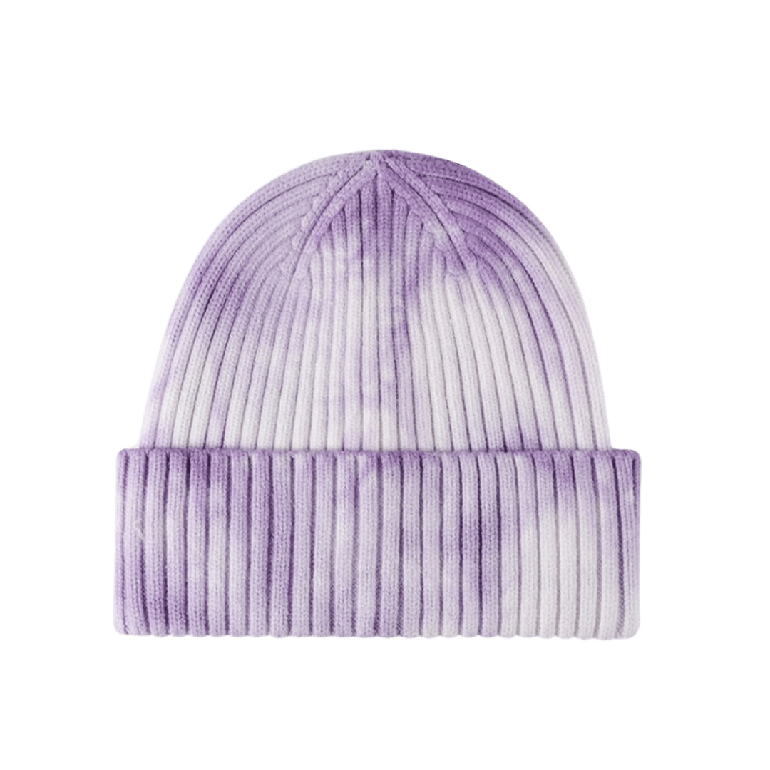 Tie-Dye Ribbed Cuffed Beanie