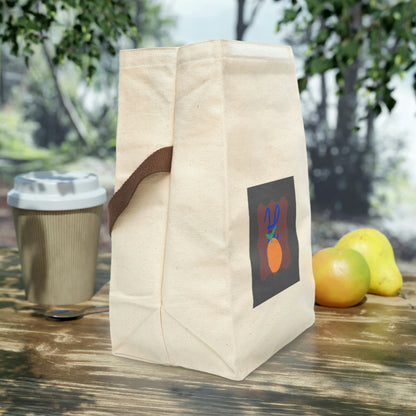 Canvas Lunch Bag With Strap