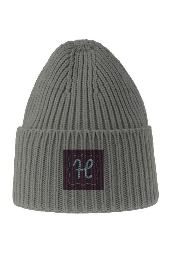 Sustainable Chunky Rib Knit Beanie
